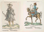 Shestnadtsat' kostiumnyh kartinok s risunkov Veigelia (1577) i Vechelio (1598)