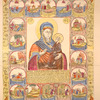 Tikhvinskaia Bogoroditsa, s chudesami.