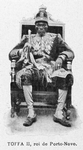 Toffa II, roi de Porto-Novo.