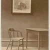 Artemus Ward's chair and table, ...