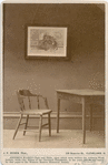Artemus Ward's chair and table, ...
