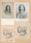 Elizabeth Barrett Browning [four portraits]
