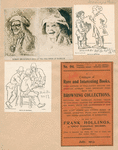 Robert Browning. Drawings & misc. [four images]