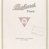 Packard truck; Packard Motor Car Company, Detroit, Michigan [Title page].