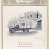 Design 121; The transportation of wooden boxes and shooks in New York.