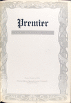 Premier: "the quality car"; Premier Motor Mnaufacturing Company, Indianapolis, Indiana [Title page].
