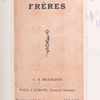 Renault Fréres; U.S. branches [Title page].