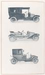 Three different models of Renault Fréres automobiles.