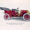 Moline 1909 Model "M" Touring car; Removable tonneau, $ 1500; Specifications of Model "M".