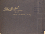 Packard "Eighteen" 1909; The town car [Front cover].