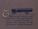 The Packard three ton truck.