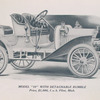 Buick Model "10" with detachable rumble; Price, $ 1,000, f.o.b. Flint, Mich.