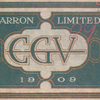 CGV; Charron Limited, 1909 [Front cover].