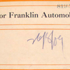 Tops for Franklin Automobiles [Front cover].