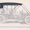 Franklin four-bow cape top, for double-rumble-seat Runabout.