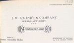 J. M. Quinby & Company, Newark, New Jersey, U.S.A.; Builders of aluminum automobile bodies [Title page].