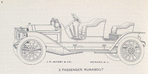 J. M. Quinby & Co.; 3 passenger Runabout.