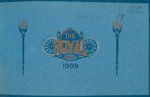 The Royal Tourist, 1909 [Front cover].