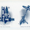 The Royal Tourist Model "M" Car; Rear axle construction; Steering post and gear.