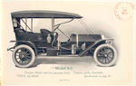 The Speedwell Model 9-C; Roadster model with four passenger body; Tonneau quickly detachable; Price, $ 2,500.00.
