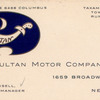Sultan Motor Company; [A business card].