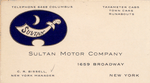 Sultan Motor Company; [A business card].