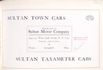 Sultan town cars; Sultan taxameter cabs [Title page].