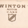 Winton motor cars; "Six" - [cylinder car]; [Front cover].