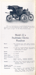 Model 22 a; Studebaker electric Runabout.
