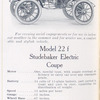 Model 22 f; Studebaker electric Coupe.