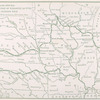 Route of the 2650-mile public demonstartion of the kerosene as fuel; The 1909 Glidden tour.