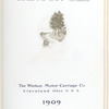 Winton Six; The Winton Motor Carriage Co., Cleveland, Ohio, U.S.A., 1909 [Title page].