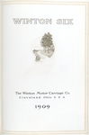 Winton Six; The Winton Motor Carriage Co., Cleveland, Ohio, U.S.A., 1909 [Title page].