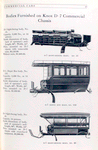 Types of bodies furnished on Knox D-7 commercial chassis.