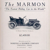 The Marmon "Thirty-two" Touring car; $ 2,400.00.