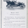 Maxwell" Model H D; 20 horsepower Touring car.