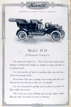Maxwell" Model H D; 20 horsepower Touring car.