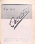 The 1909 Overland; Overland Automobile Co., Indianapolis, Indiana, USA [Title page].