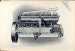 Six-cylinder motor - 45 horse power (right side).
