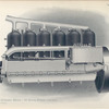 Six-cylinder motor - 45 horse power (left side).