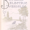 Baker electric vehicles; [View of the Baker car on the country road]; [Title page].