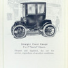 Baker electric vehicles; Straight front Coupé; P or P "Special" cassis.