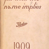 Peerless 1909 Models [Front cover].