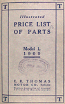 E.R. Thomas Motor Company; Illustrated price list of parts; Model L, 1909 [Front cover].