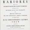 Plantae rariores...