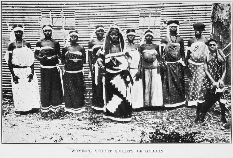 Women's secret society of Gabon - NYPL Digital Collections