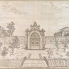 Wanhuazhen huayuanmen beimian, north side of Maze Gate. [4]
