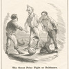 James Buchanan The great prize fight at Baltimore (cartoon).