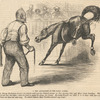 James Buchanan A new application of the Rarey system (cartoon).