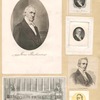 President Buchanan (five portraits); Inauguration of James Buchanan as President in front of the Capitol at Washington, March 4th, 1857.